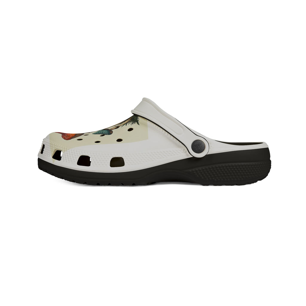 Mushroom Garden EVA Foam Clogs — Printed Comfort Shoes