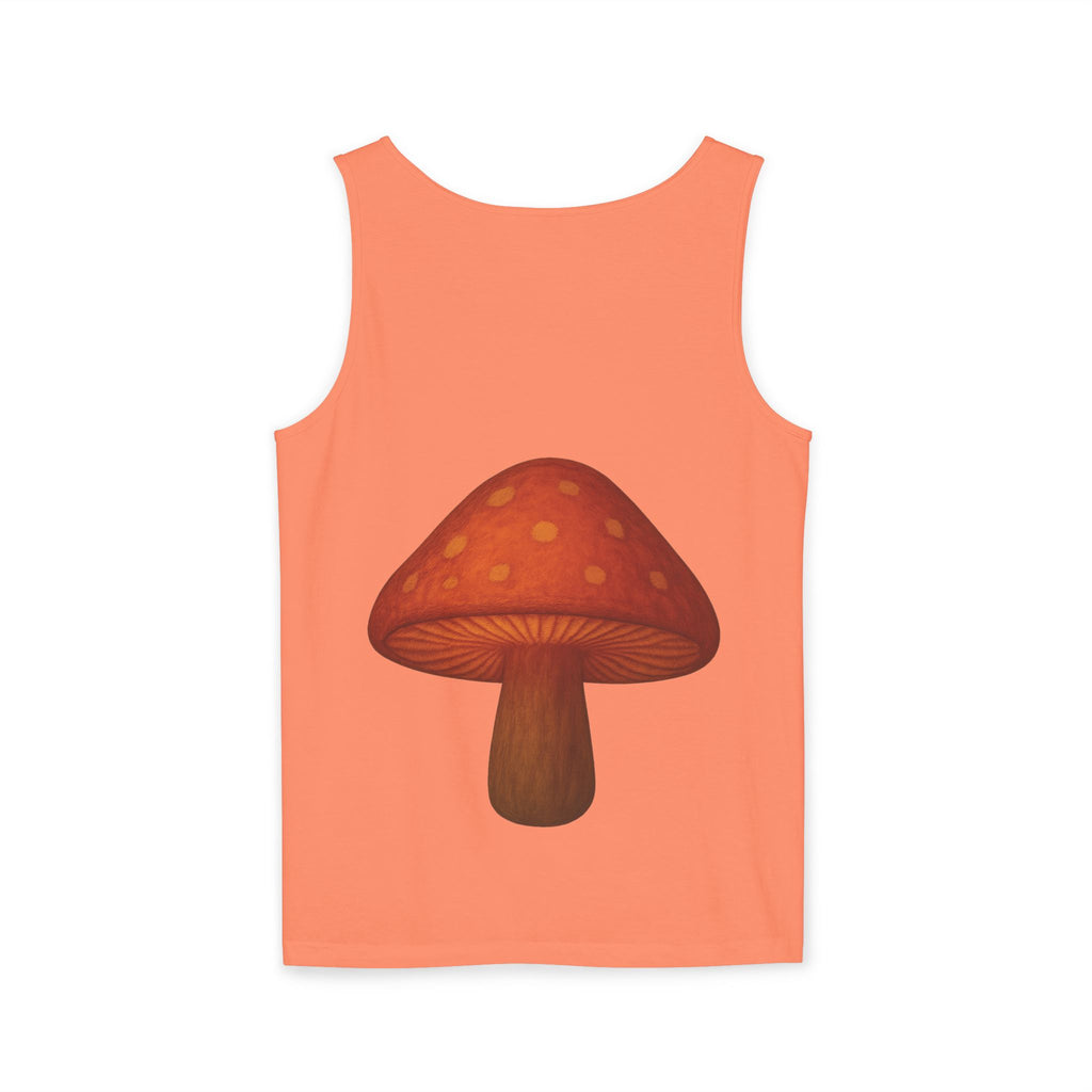 City: Portland Mushroom Tank Top — Vintage Forest Travel Graphic
