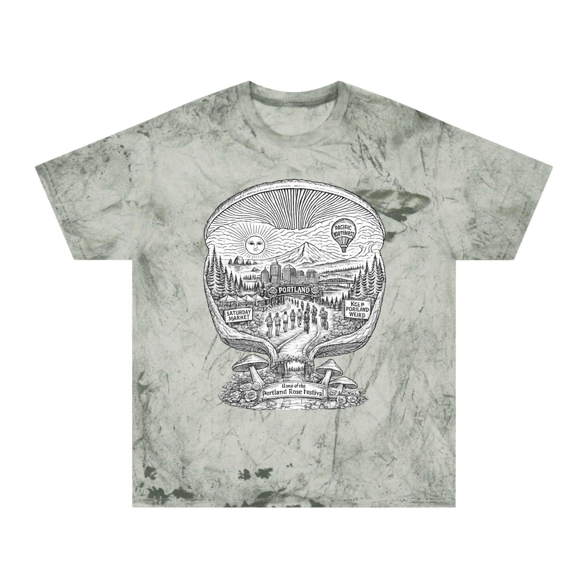 City: Portland Mushroom Adventure T‑Shirt