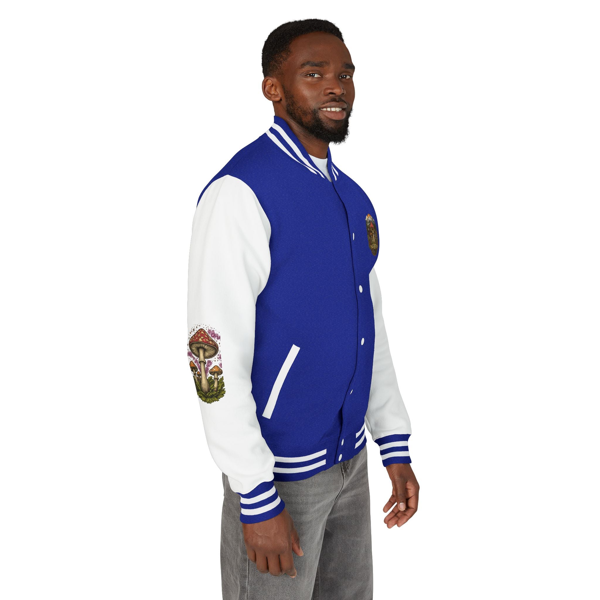 Portland Mushroom Patch Letterman Jacket