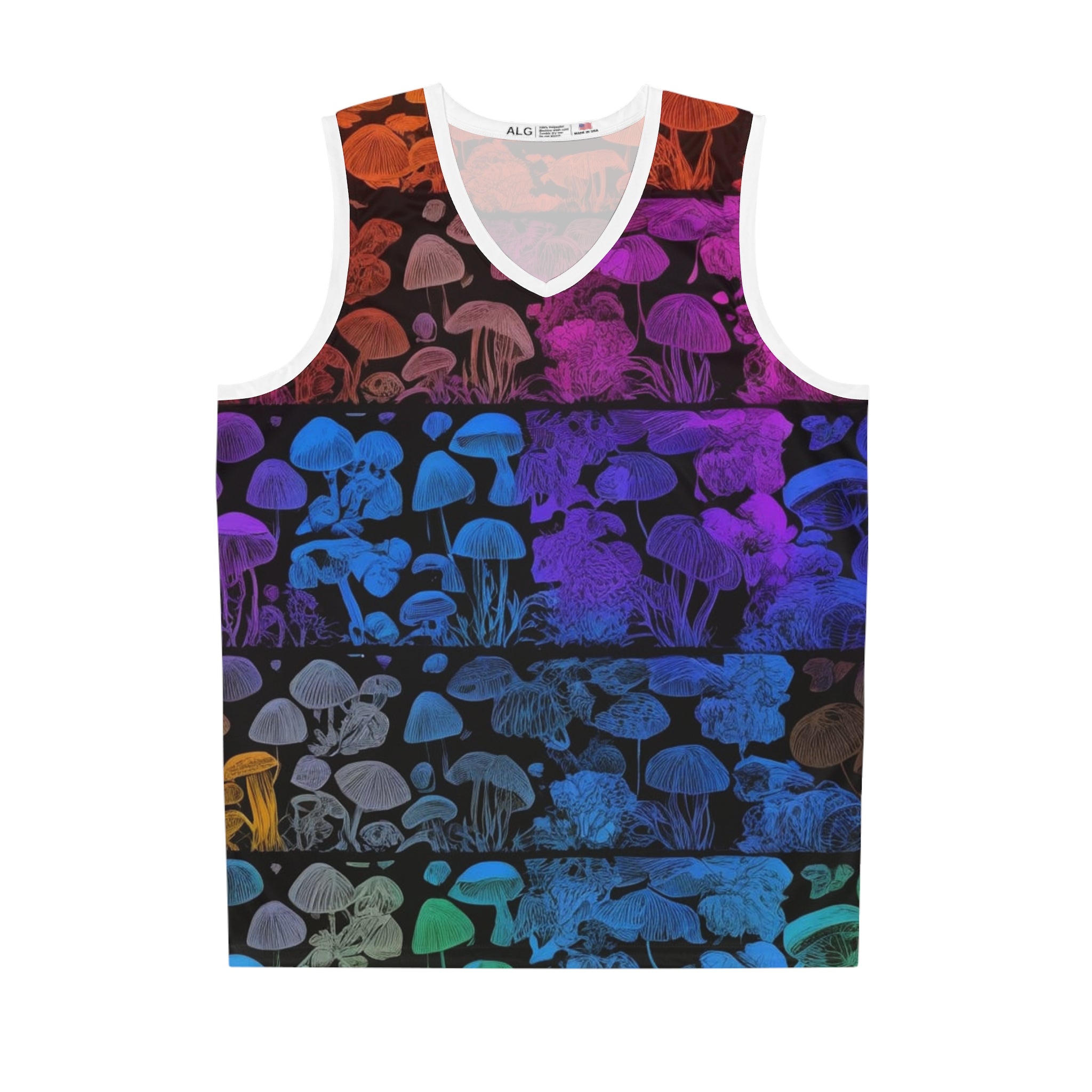 Spore Slam Mushroom Basketball Jersey