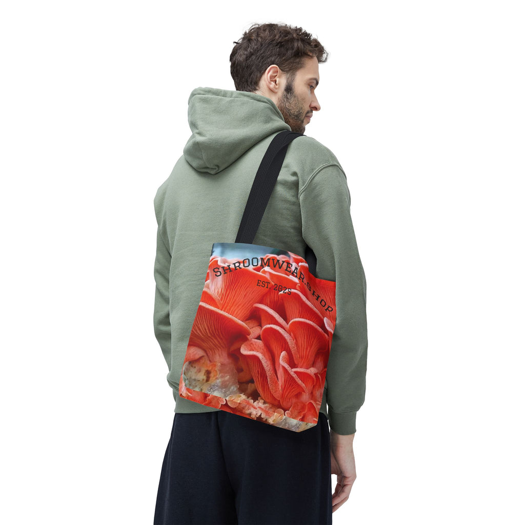 Bag: Mushroom Print Tote Bag – All-Over-Print Canvas Tote