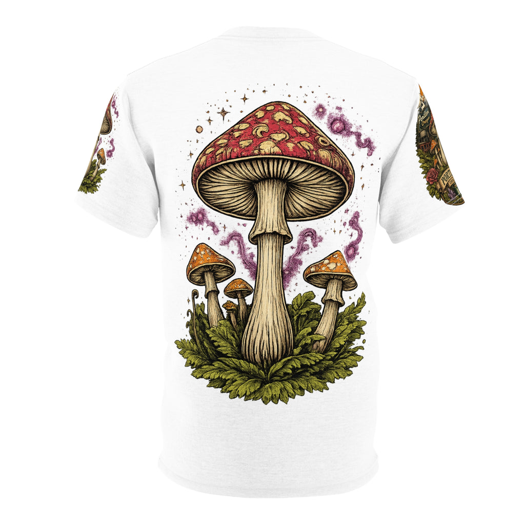 City: Portland Mushroom Scenic Tee — Portland Oregon Nature Graphic T-Shirt