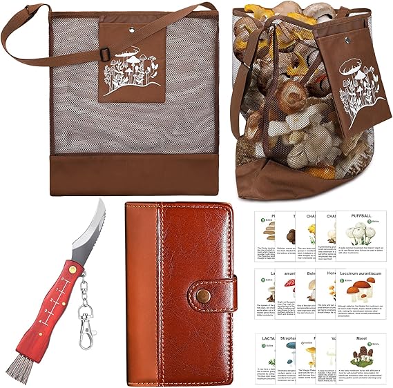 Adventure-Ready Foraging Kit Seajan 18-Piece Mushroom Foraging Kit