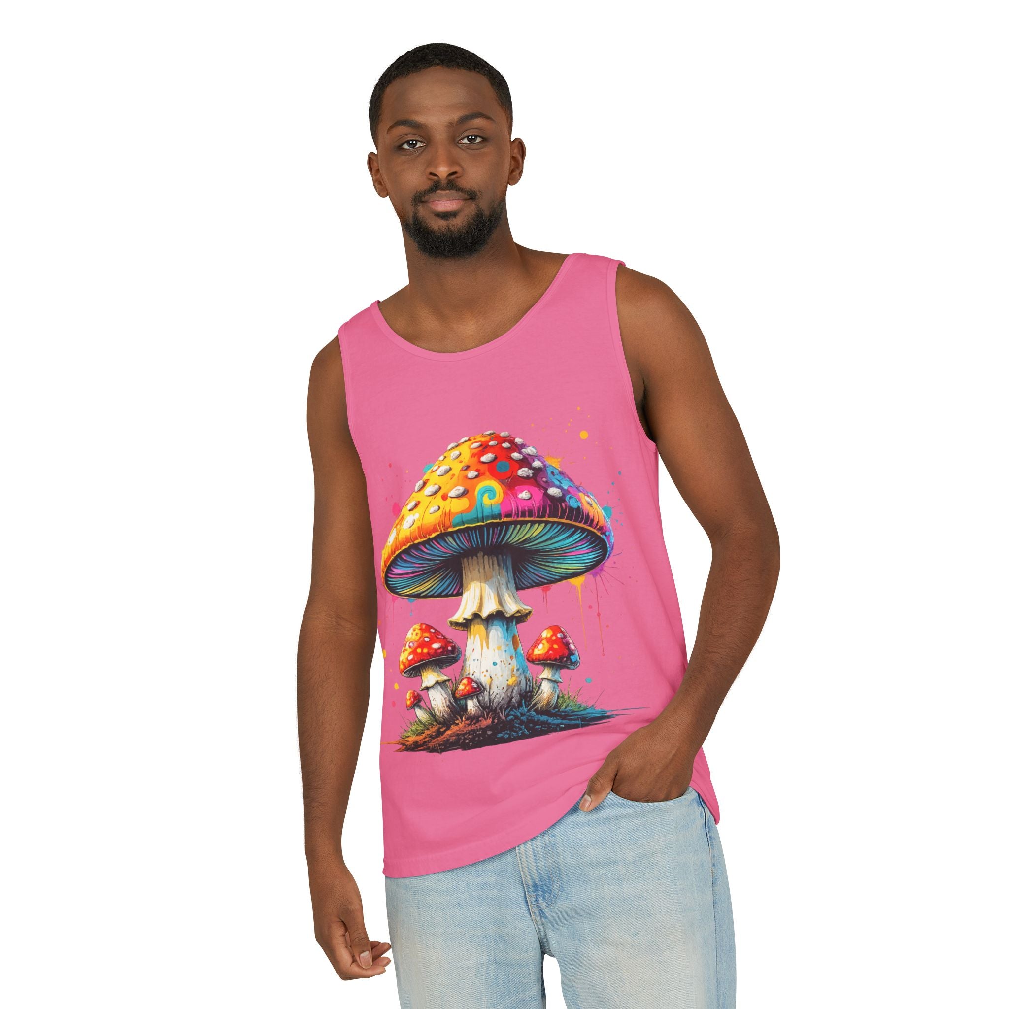 Mushroom Tank Top — Psychedelic & Portland Forest Graphic Tank