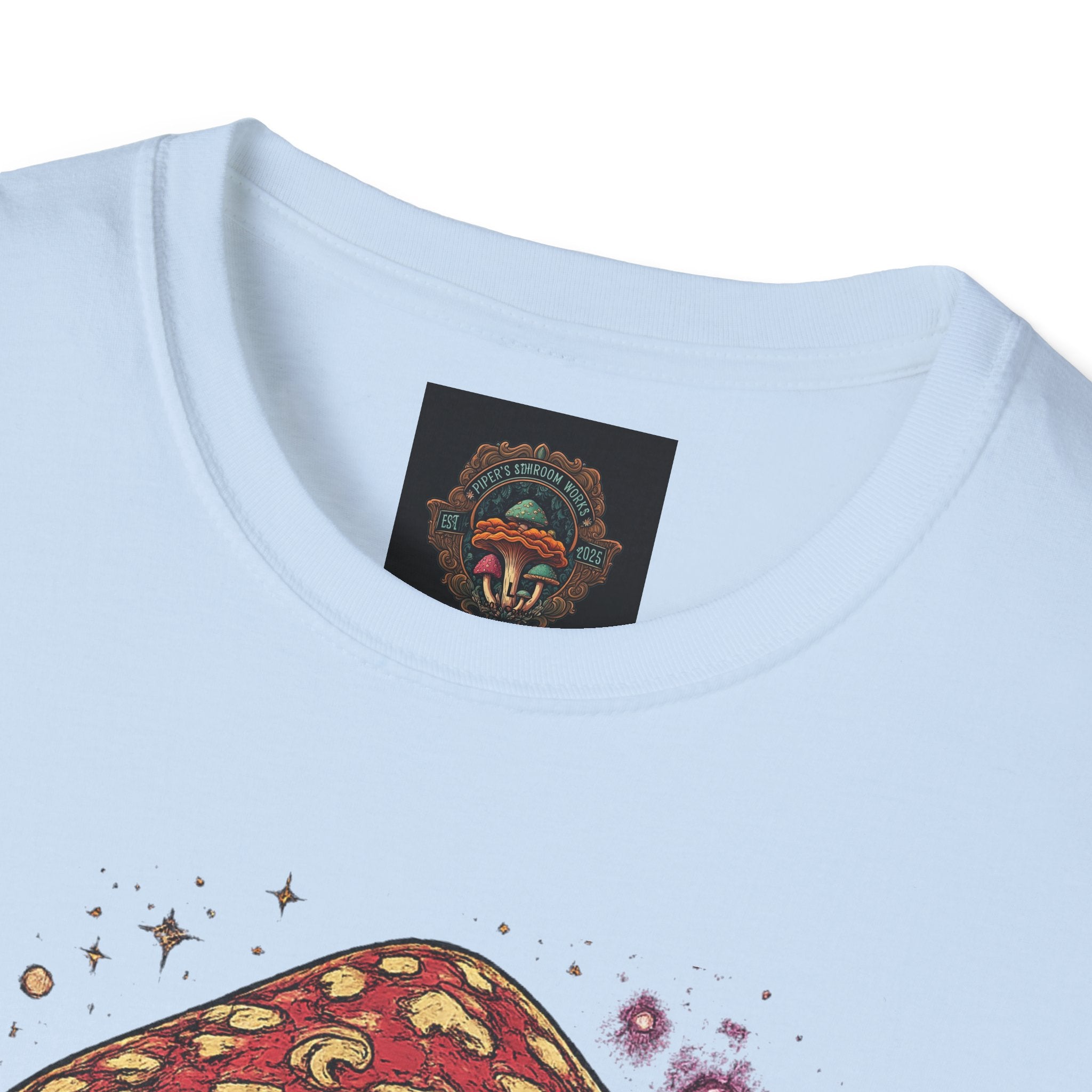 City: Portland Mushroom Magic T-Shirt — Vintage Red Toadstool Illustration