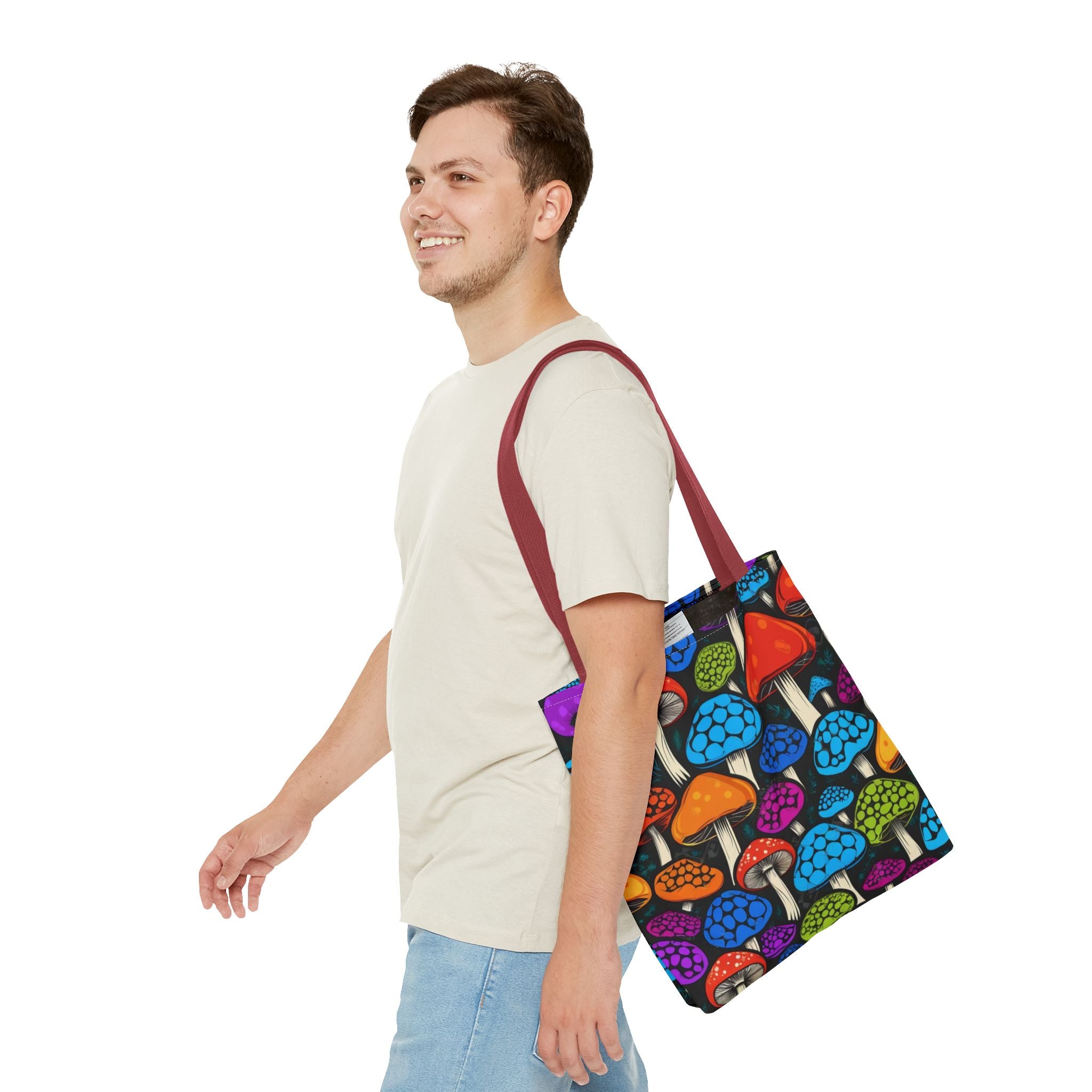 Color Pop Mushroom Tote Bag – Carry Bold, Live Bright