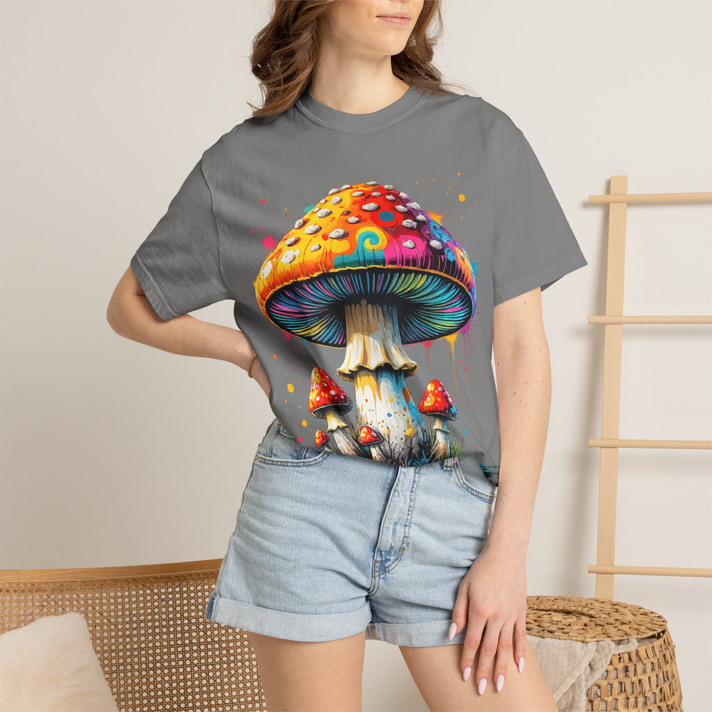 City: Lake Oswego Mushroom T-Shirt — Vintage Nature & Psychedelic Fungi Design