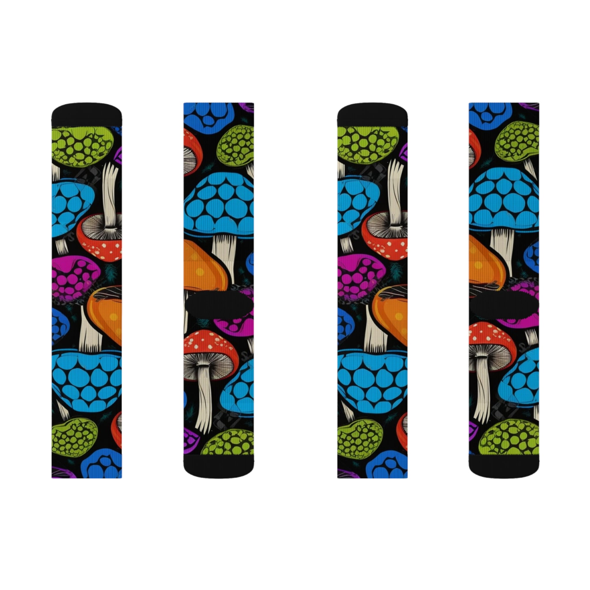 Step Into Shroom Style Funky Fungi Crew Socks