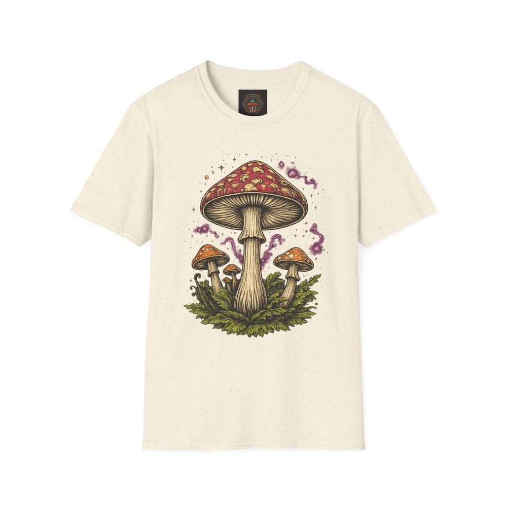City: Gresham Psychedelic Mushroom Graphic T-Shirt — Red Amanita Illustration