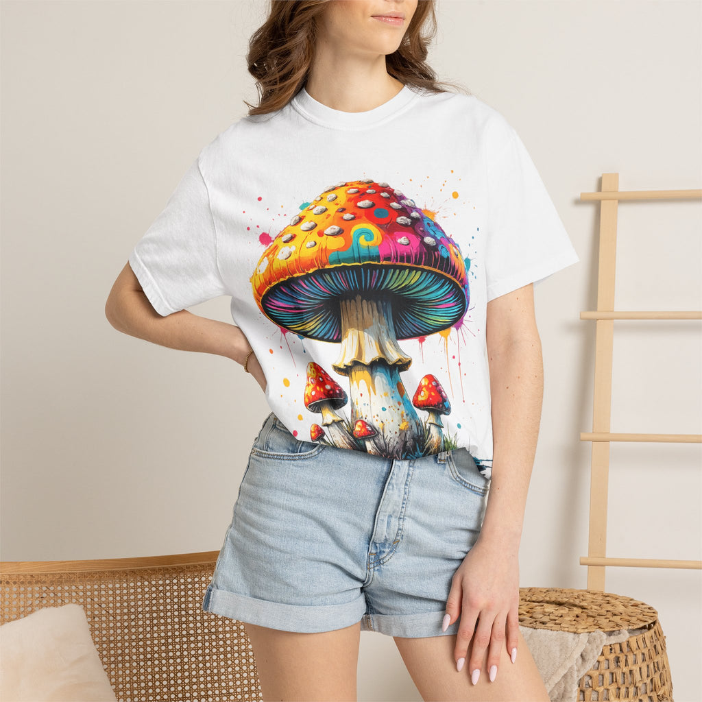 City: Lake Oswego Mushroom T-Shirt — Vintage Nature & Psychedelic Fungi Design