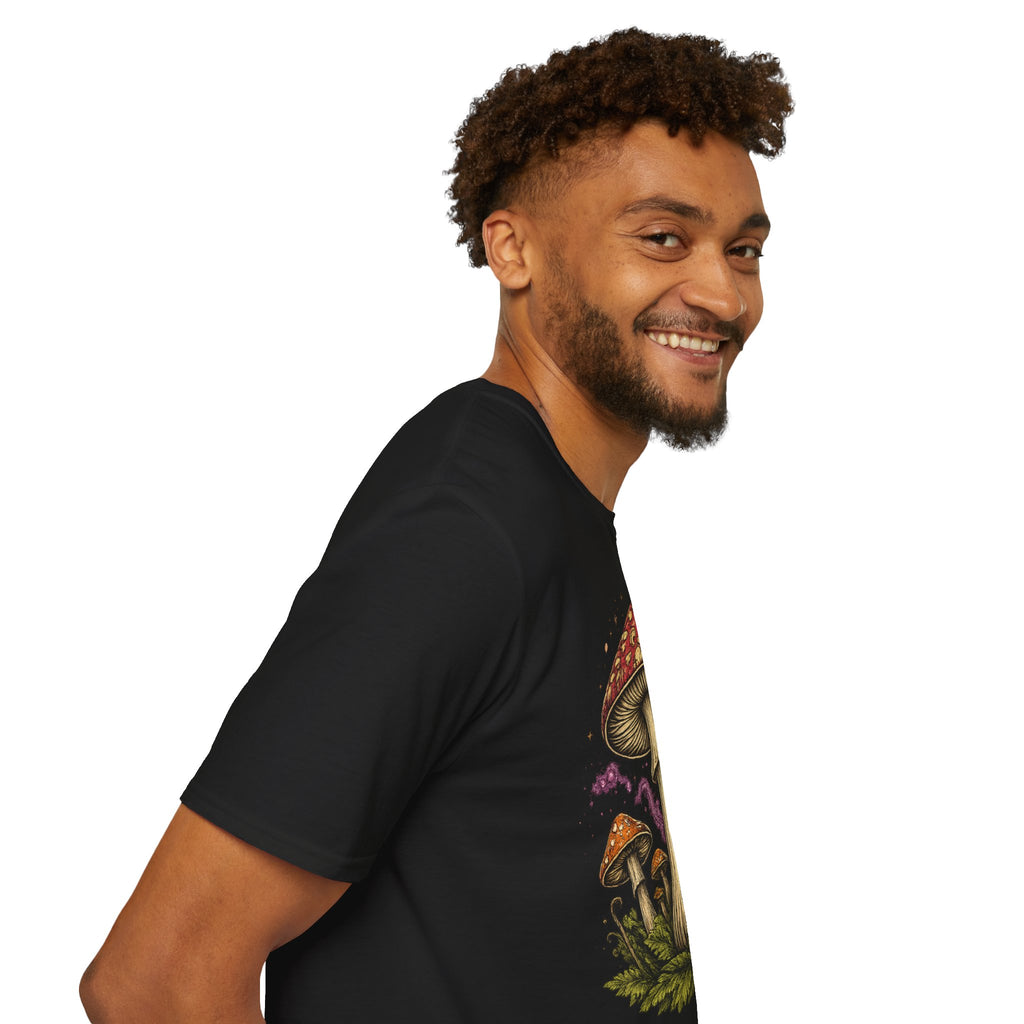 City: Portland Mushroom Magic T-Shirt — Vintage Red Toadstool Illustration