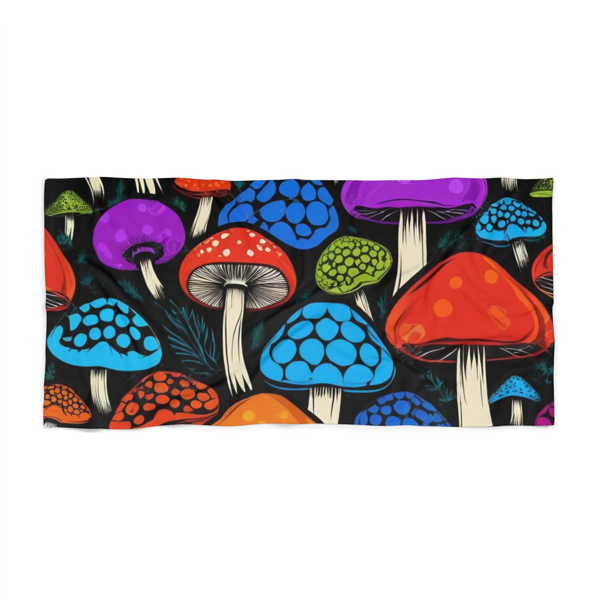 Lounge Loud Dream Bold Chill Fungi-Style Mushroom Towel