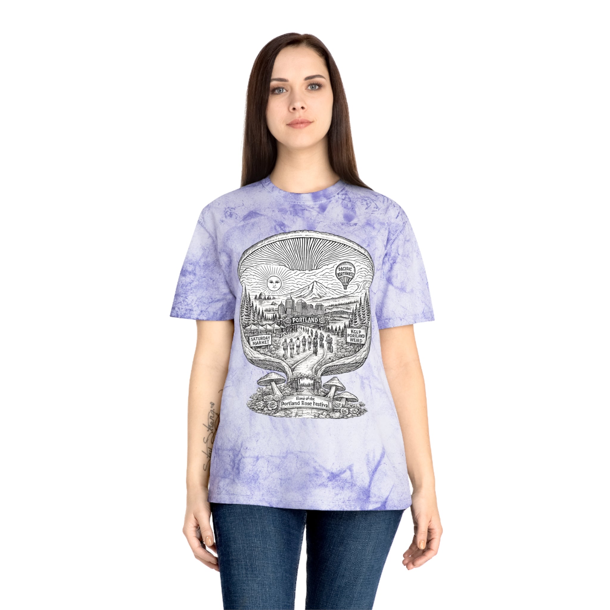 City: Portland Mushroom Adventure T‑Shirt