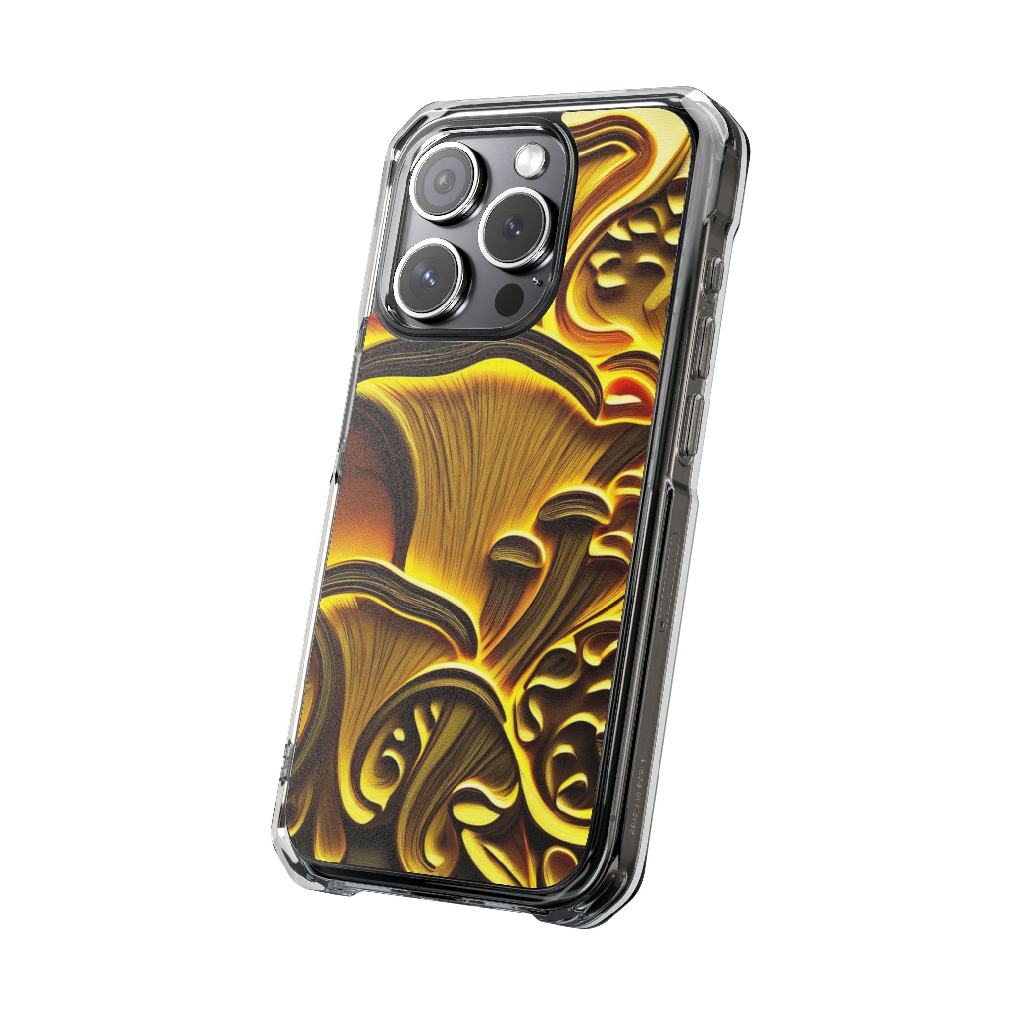 Golden Fungi Phone Case – Forest Glow Edition