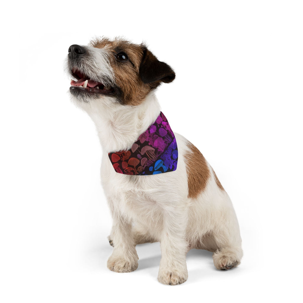 Shroom Bloom Spectrum Pet Bandana Where Fungi Meets Fashion