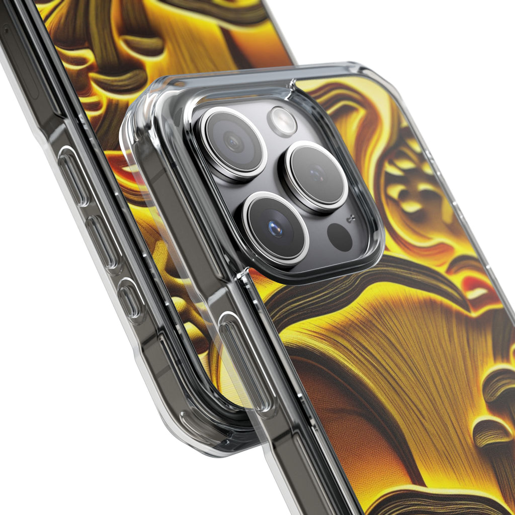 Golden Fungi Phone Case – Forest Glow Edition