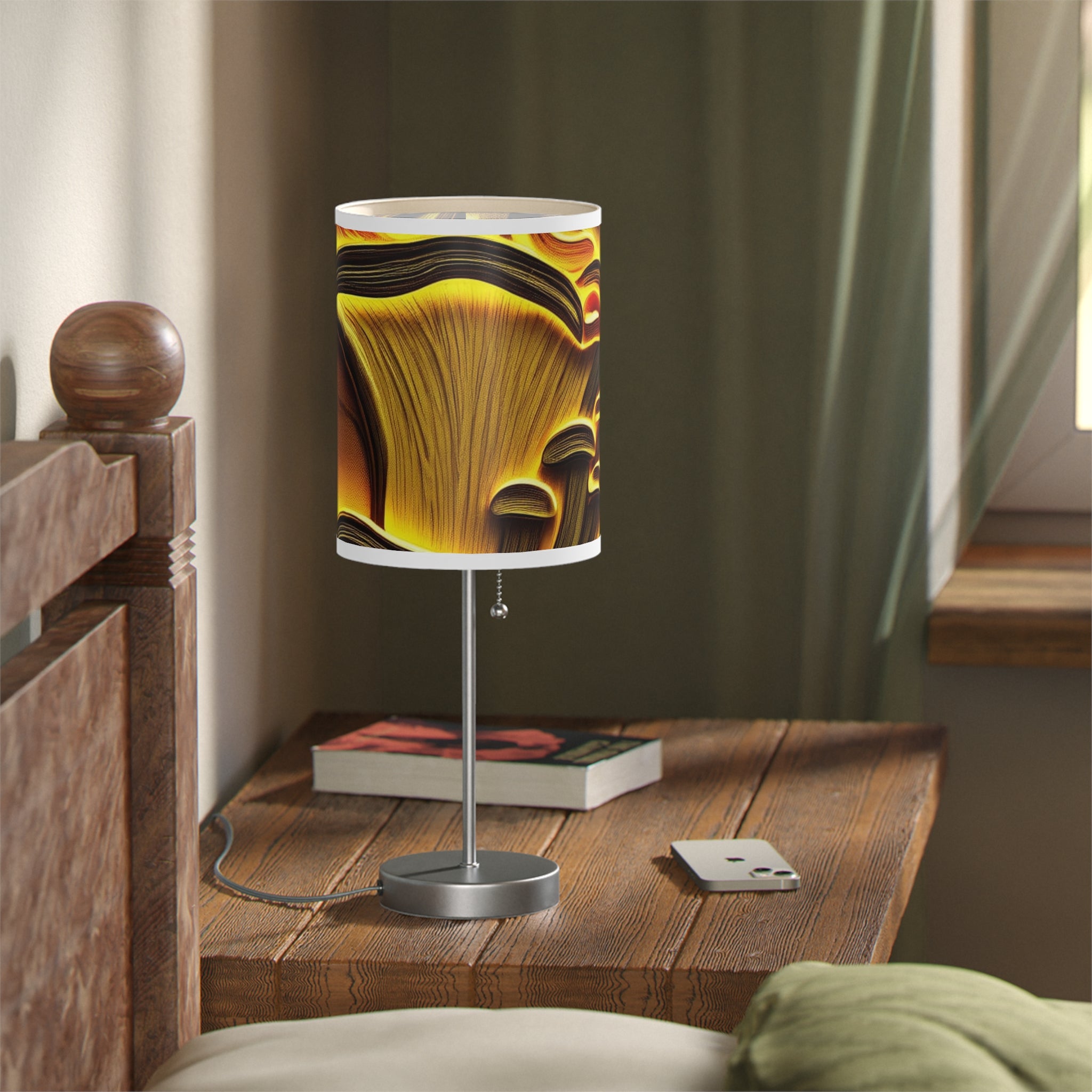 Golden Glow Mushroom Lamp – Forest Light Edition"