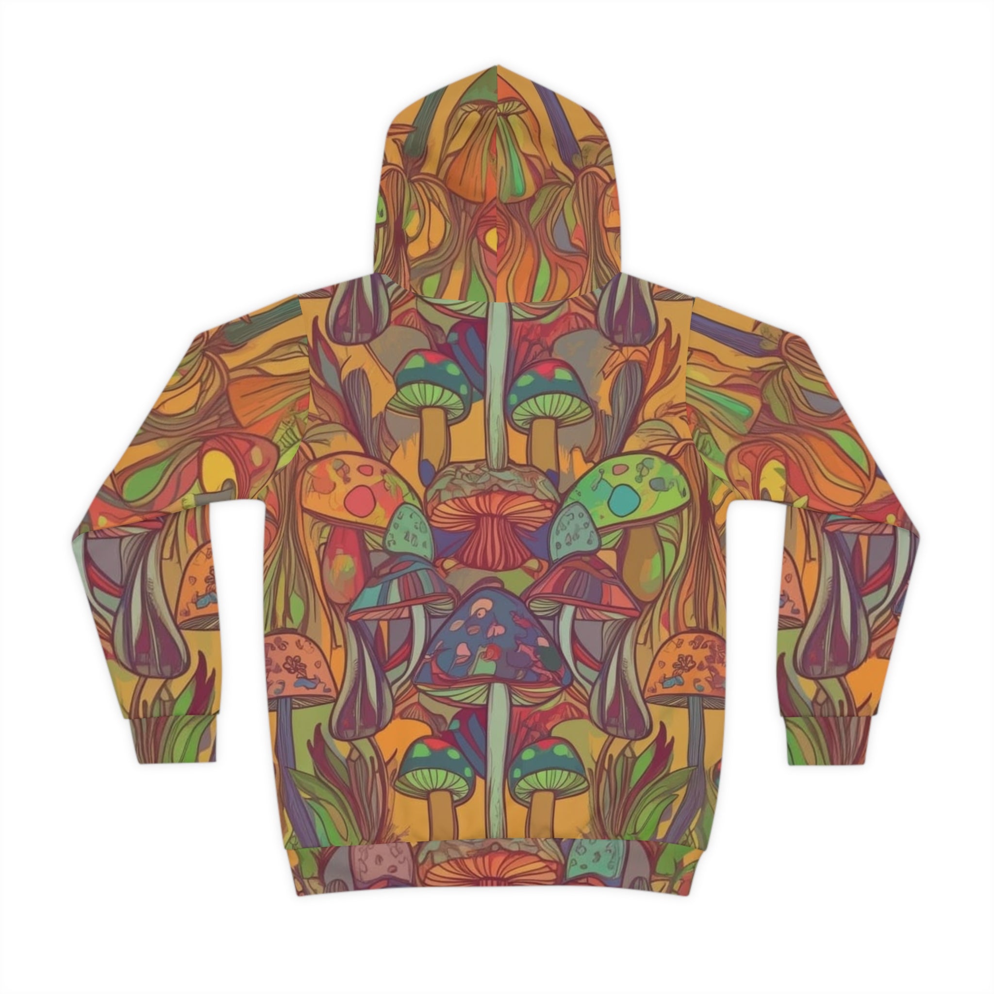Mystic Mushroom Wonderland Custom Design Zip Hoodie