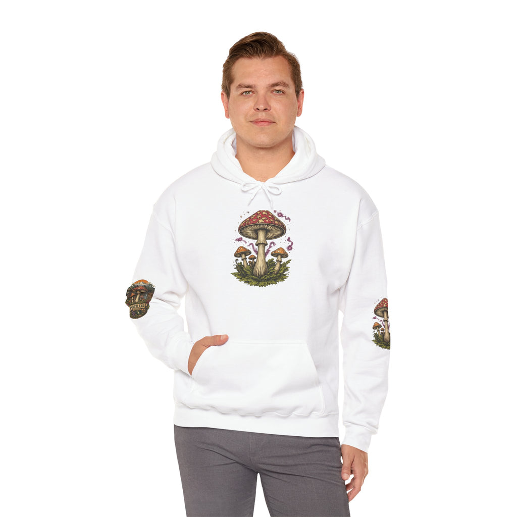 City: Portland Mushroom Forest Hooded Sweatshirt Nature Graphic Hoodie