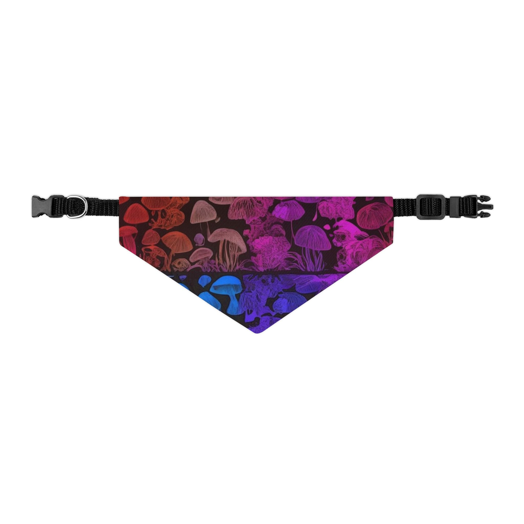 Shroom Bloom Spectrum Pet Bandana Where Fungi Meets Fashion
