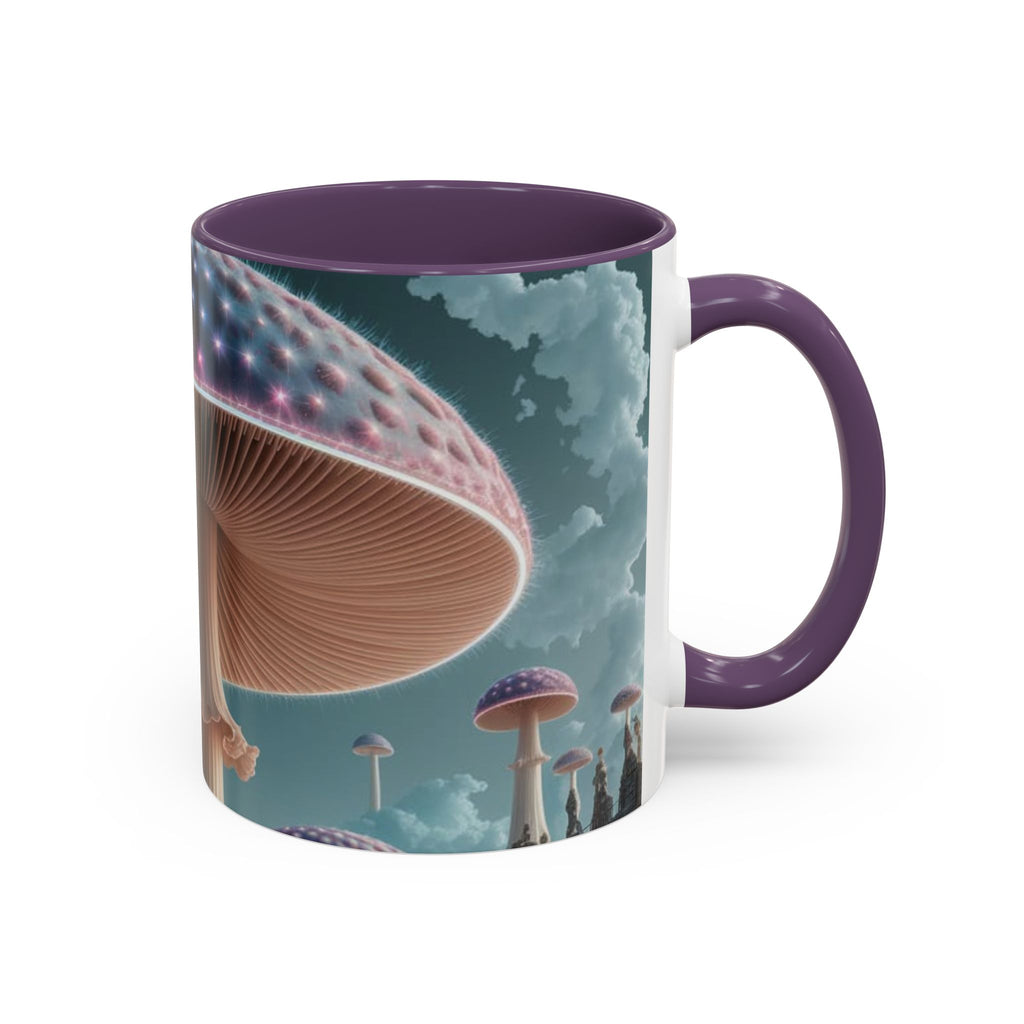 Mug: Mystical Glow Mushroom Coffee Mug — Psychedelic Fantasy Accent Mug