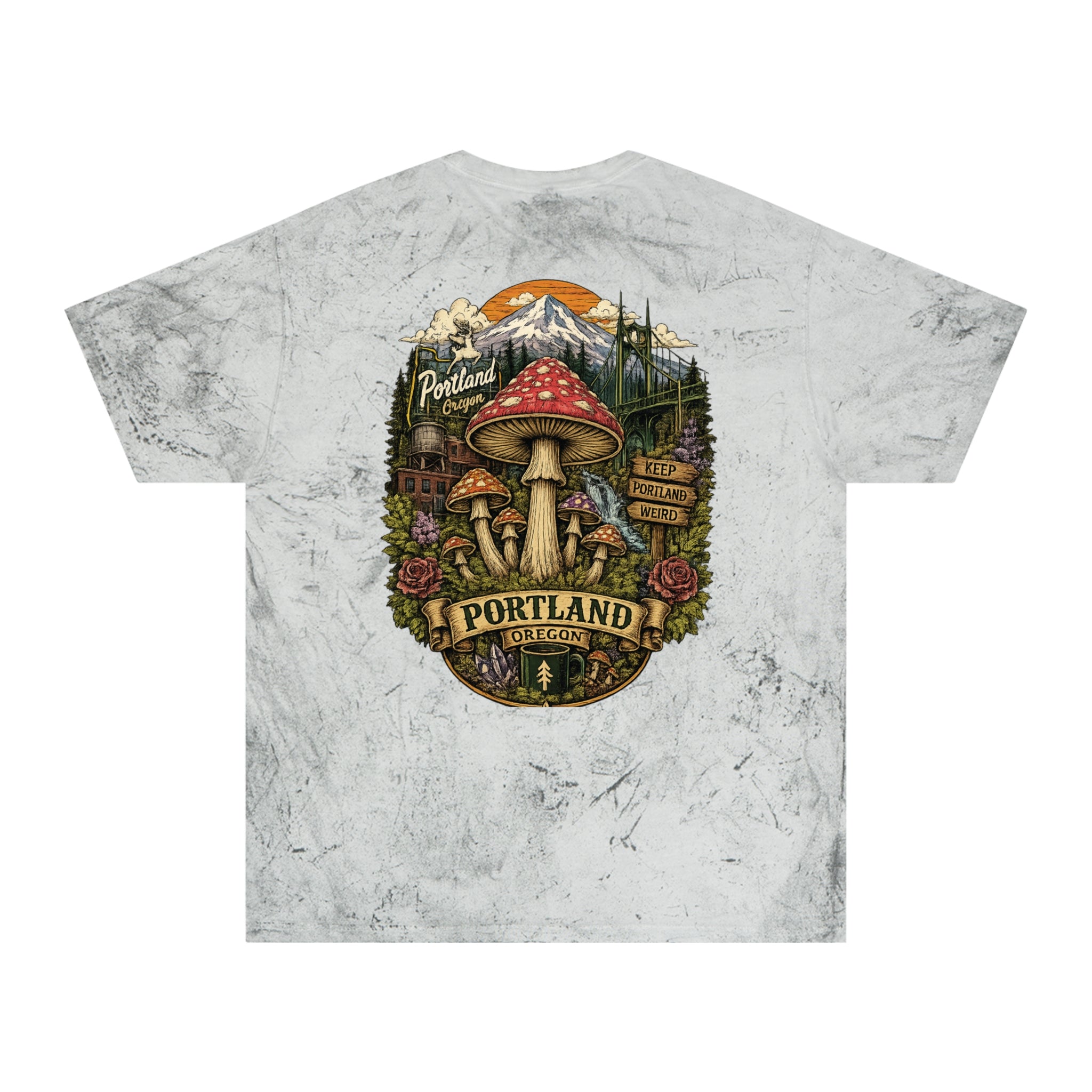 City: Portland Mushroom Adventure T‑Shirt