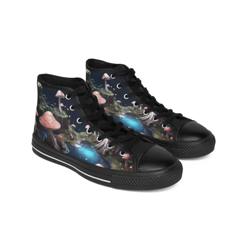 Zapatillas Altas — Diseño Bosque Encantado de Setas