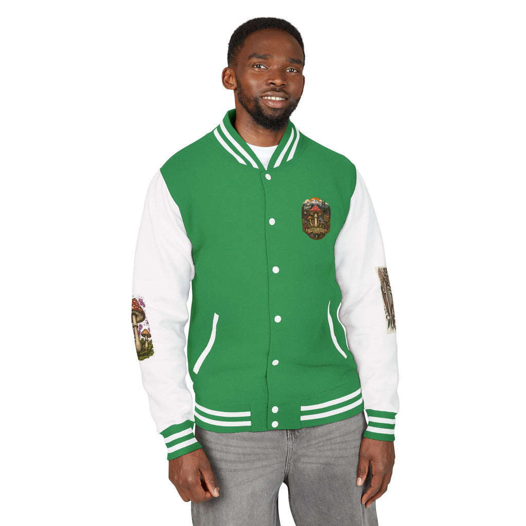 Portland Mushroom Patch Letterman Jacket