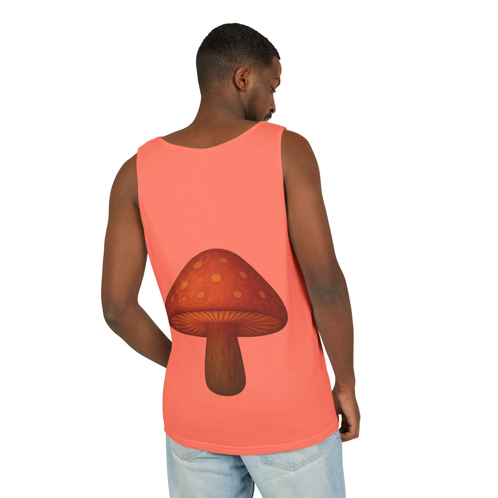 City: Portland Mushroom Tank Top — Vintage Forest Travel Graphic