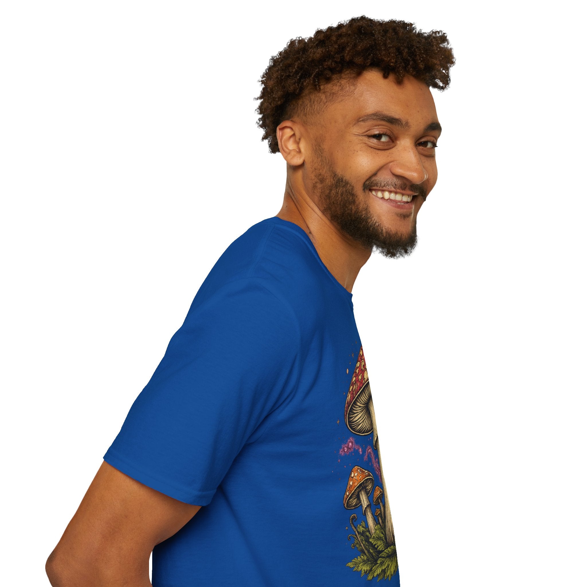 City: Portland Mushroom Magic T-Shirt — Vintage Red Toadstool Illustration