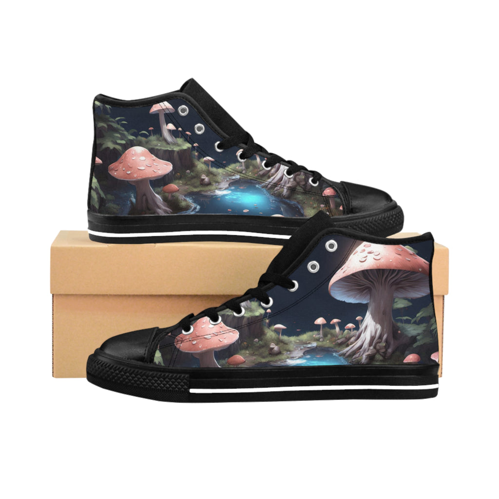 Zapatillas Altas — Diseño Bosque Encantado de Setas