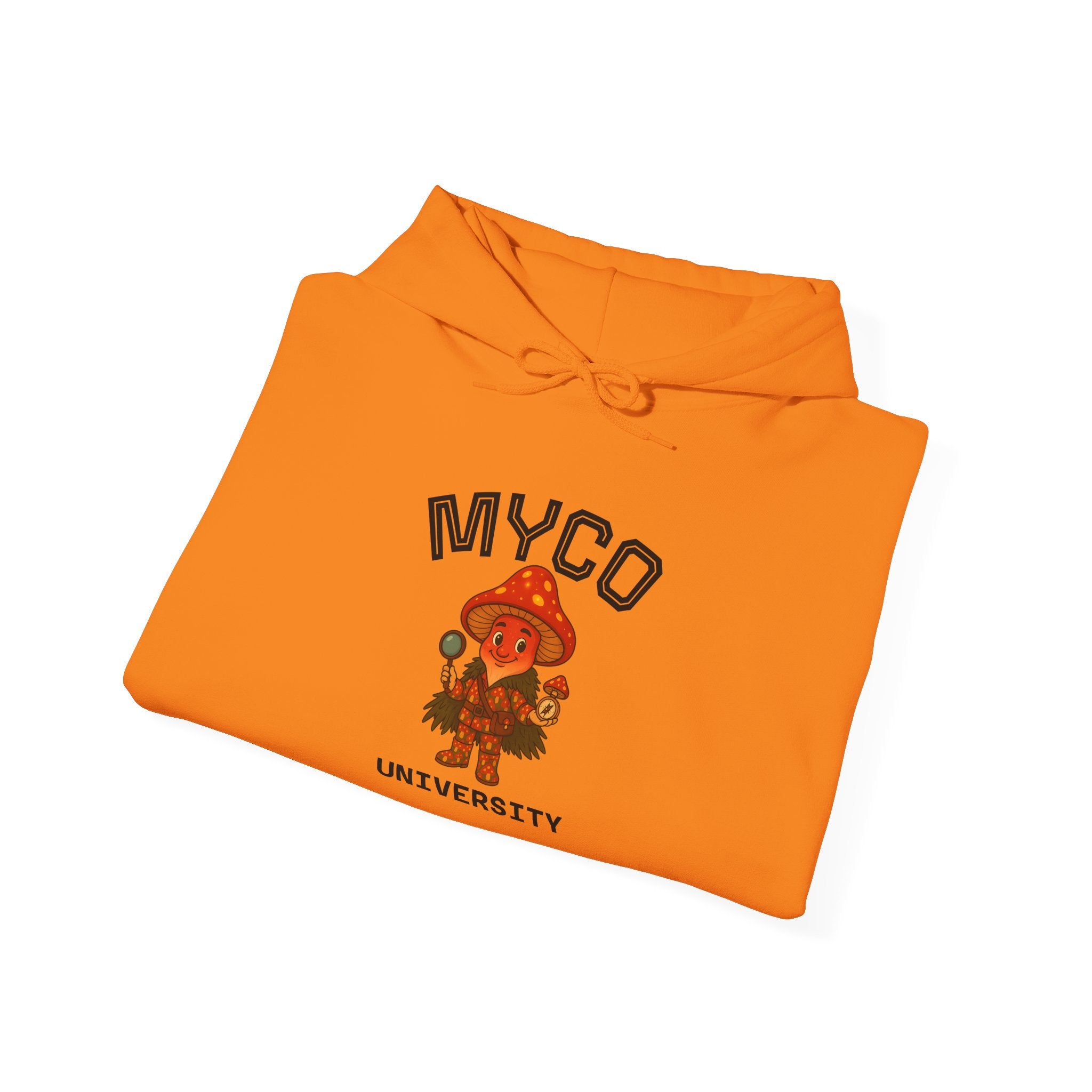 Myco University Lion & Mushroom Hoodie — Psychedelic Lion Graphic Pullover