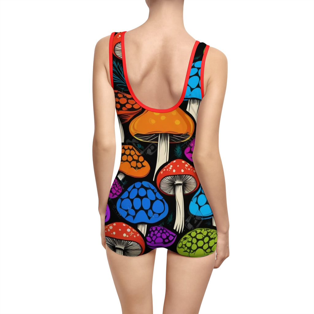 Myco Pop One-Piece Romper Swimsuit – Color Outside the Tide