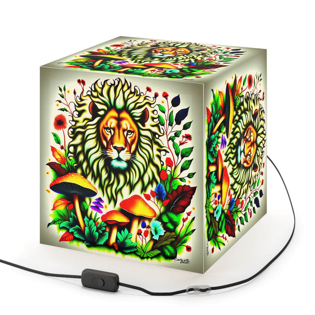 Cubo de luz Lámpara León del Bosque