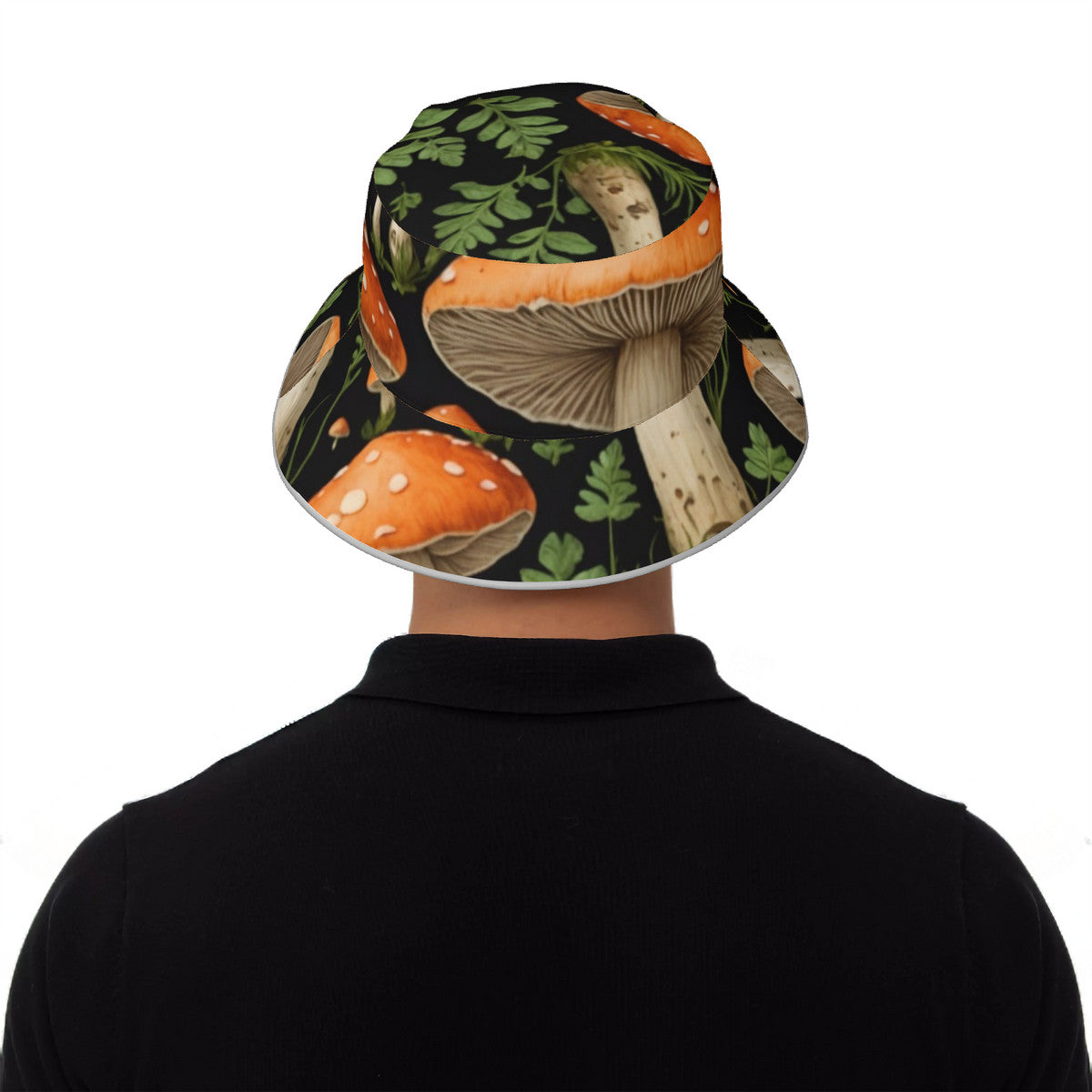 Mushrooms of the Garden Reflective Bucket Hat