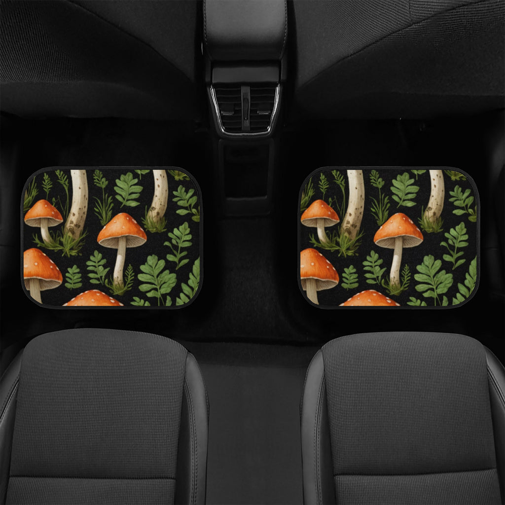 MUSHROOM DESIGN CUSTOM PRINT CAR FLOOR MATS