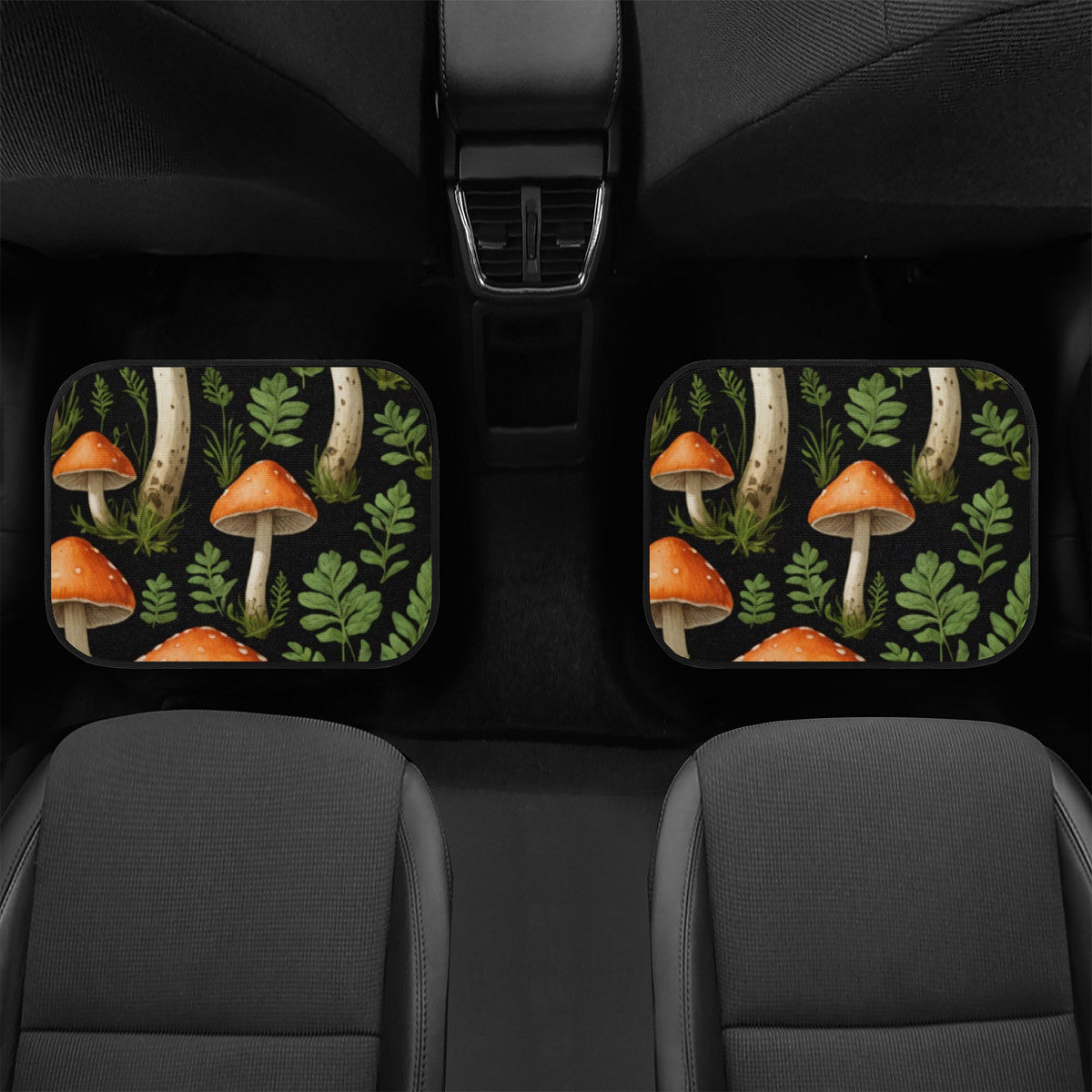 MUSHROOM DESIGN CUSTOM PRINT CAR FLOOR MATS