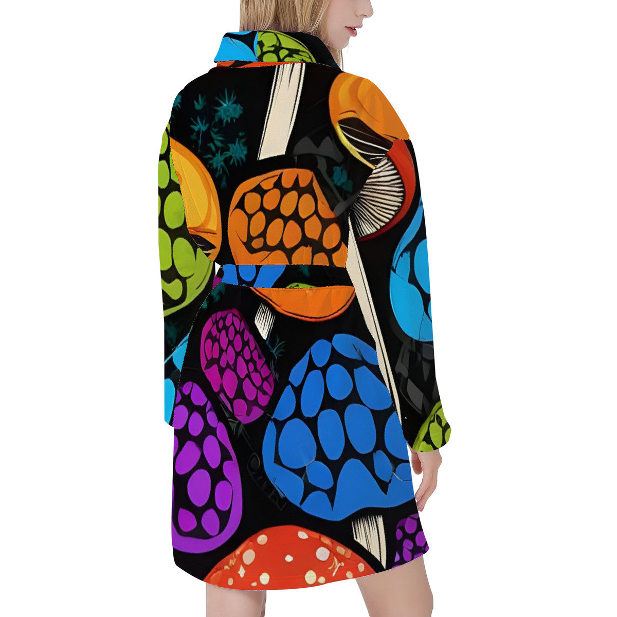 Bright Color Custom Mushroom Design Bath Robes