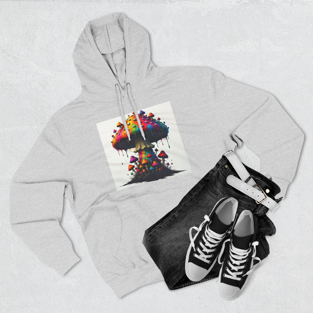 Sudadera con capucha de arte de setas — Suéter colorido de recolectores del bosque