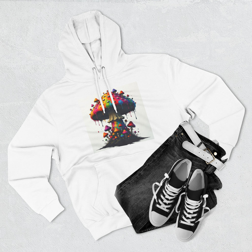 Sudadera con capucha de arte de setas — Suéter colorido de recolectores del bosque
