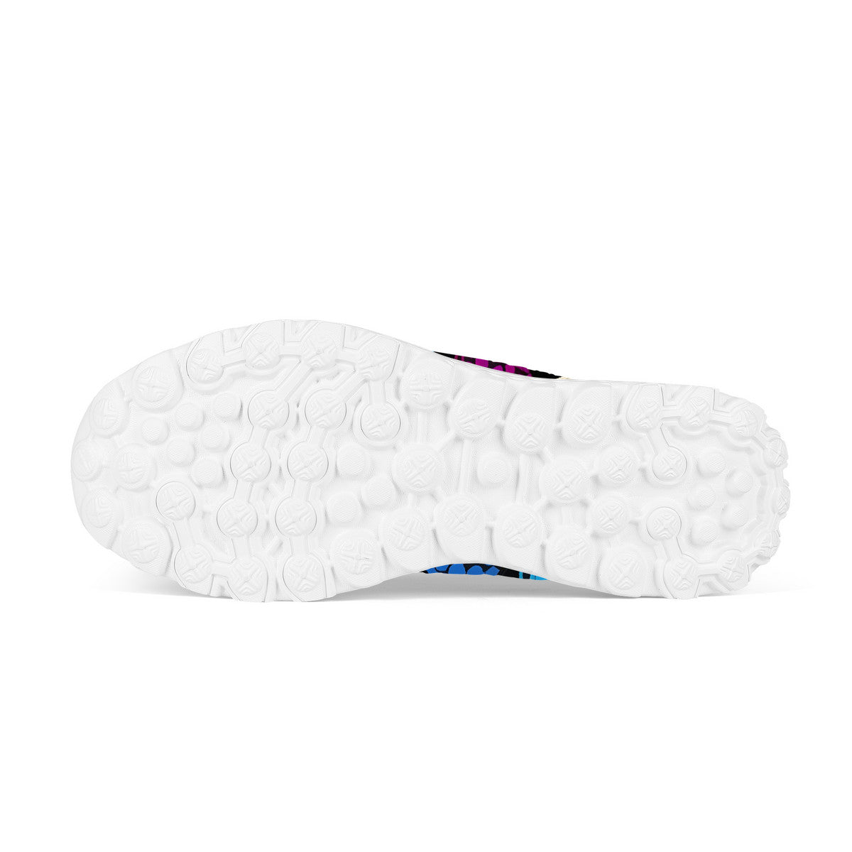 Zapatillas de correr de malla para mujer con estampado de setas personalizadas