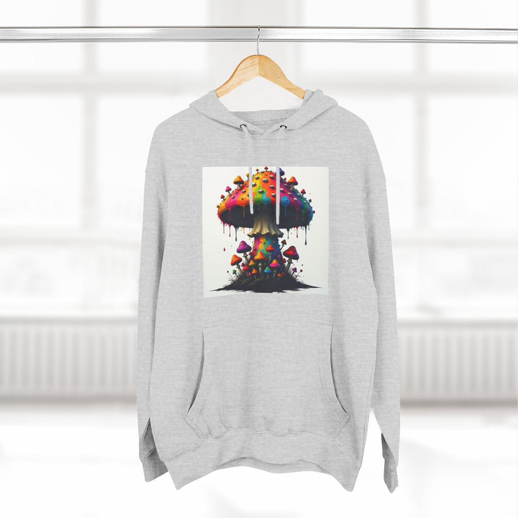 Sudadera con capucha de arte de setas — Suéter colorido de recolectores del bosque