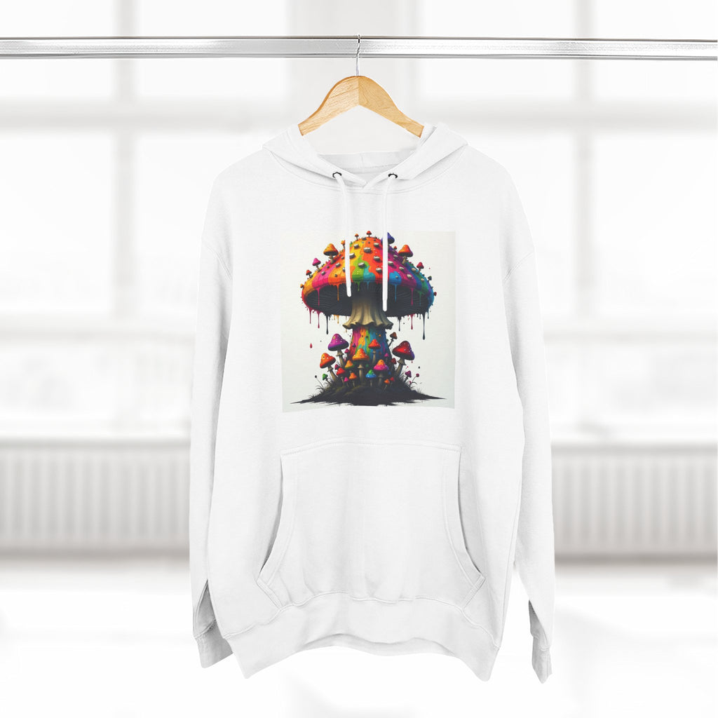 Sudadera con capucha de arte de setas — Suéter colorido de recolectores del bosque