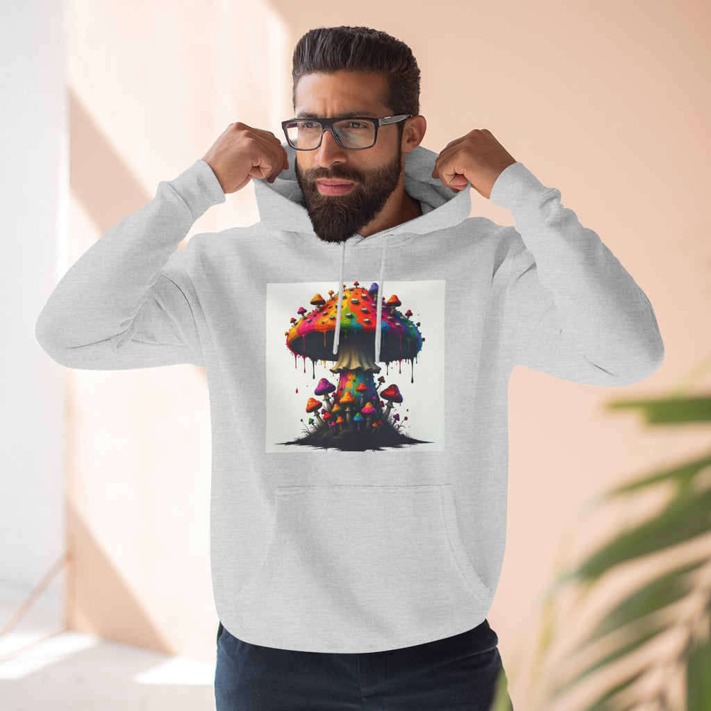 Sudadera con capucha de arte de setas — Suéter colorido de recolectores del bosque