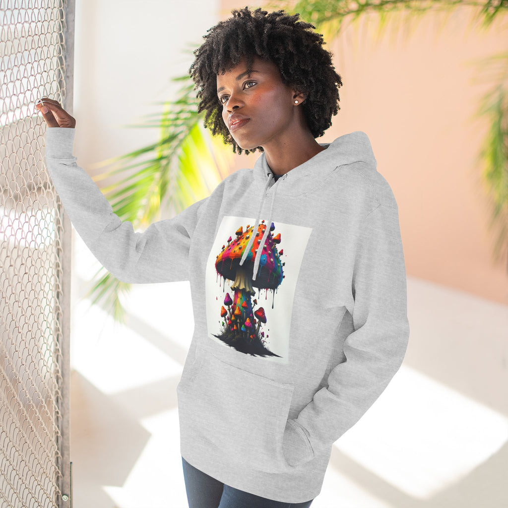 Sudadera con capucha de arte de setas — Suéter colorido de recolectores del bosque