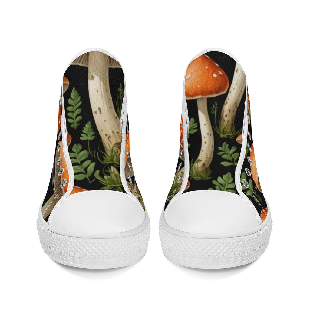 Zapatillas Altas de Lona Hongos del Jardín