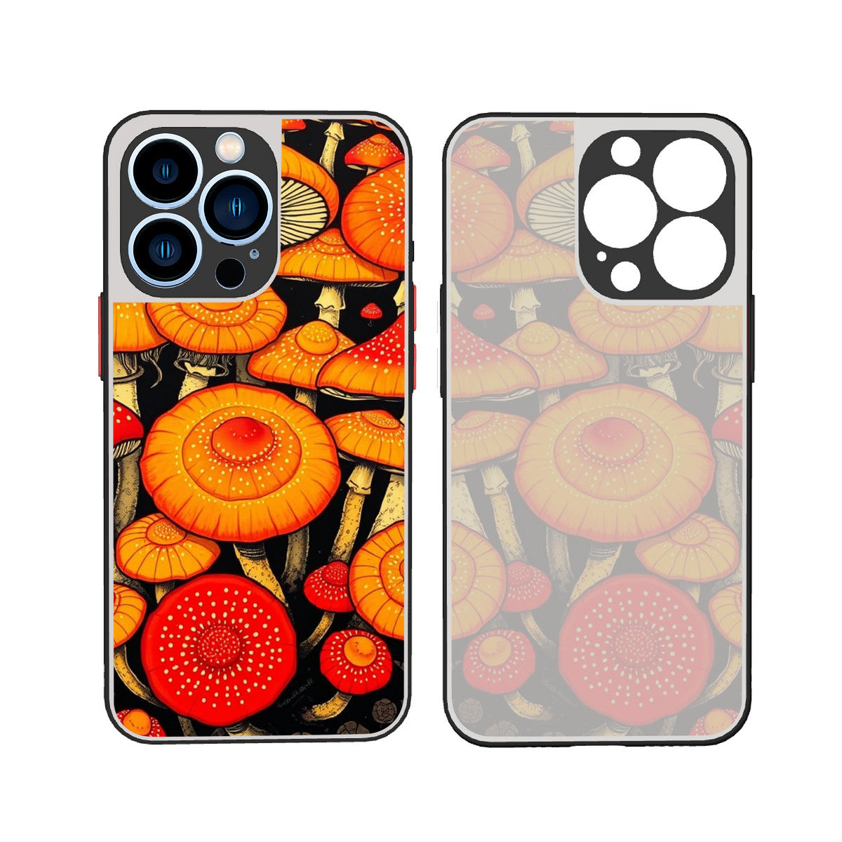 Shock-Resistant Mushroom Swirl Phone Case – Forest Energy Edition