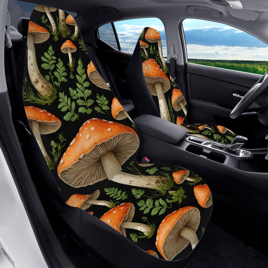 Garden Mushrooms Custom Print Car Seat Covers
