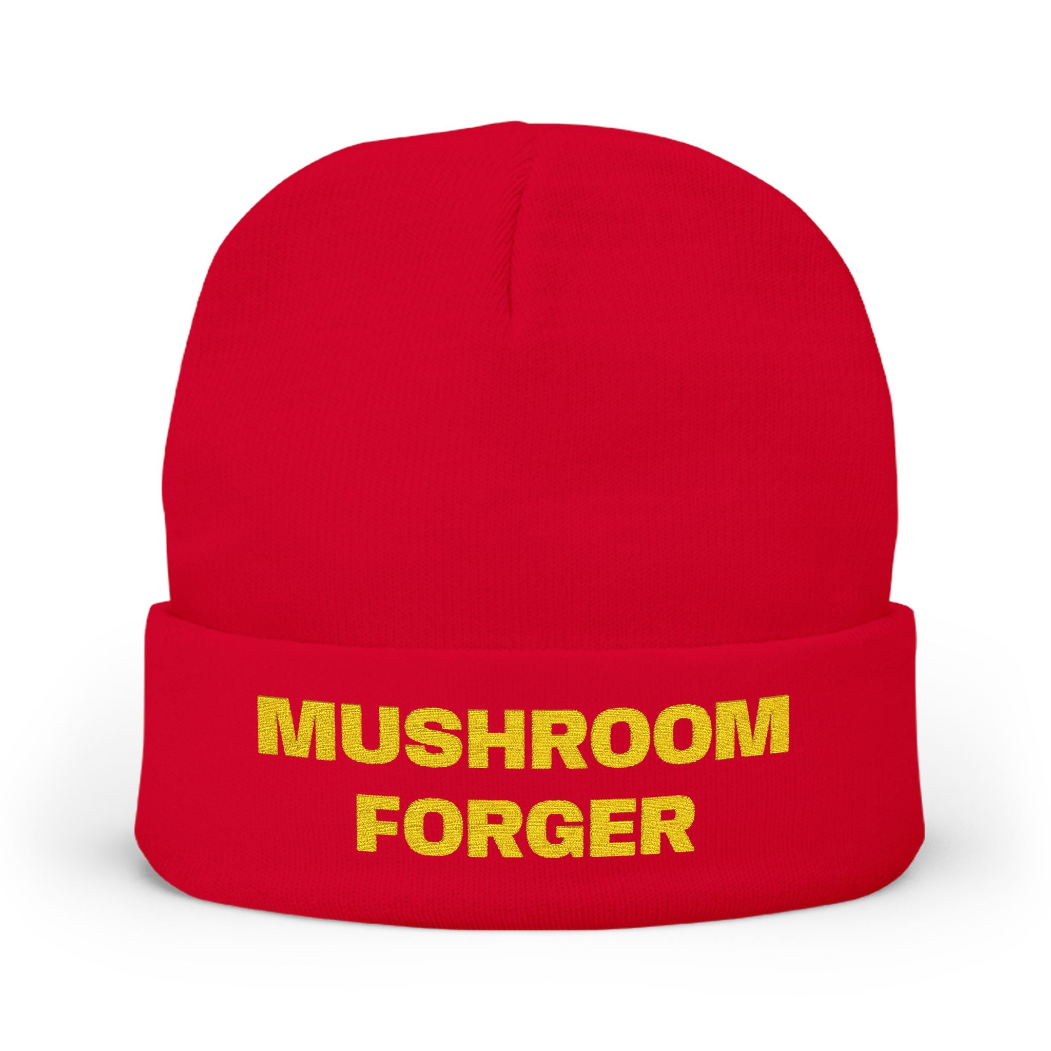 Forest Forager Embroidered Beanie